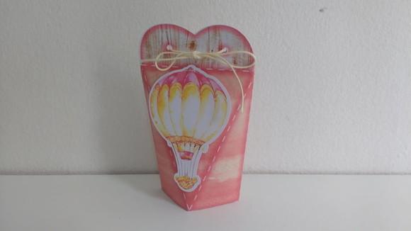 Arquivo Caixa Silhouette Balão Menina