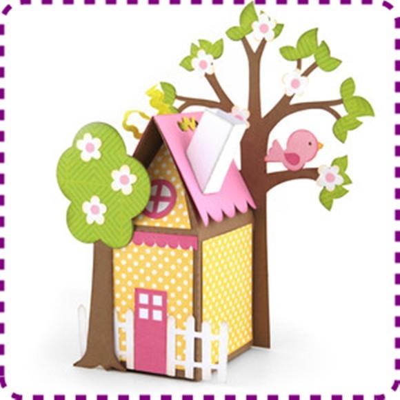 ARQUIVO CAIXA SILHOUETTE CASINHA LINDA