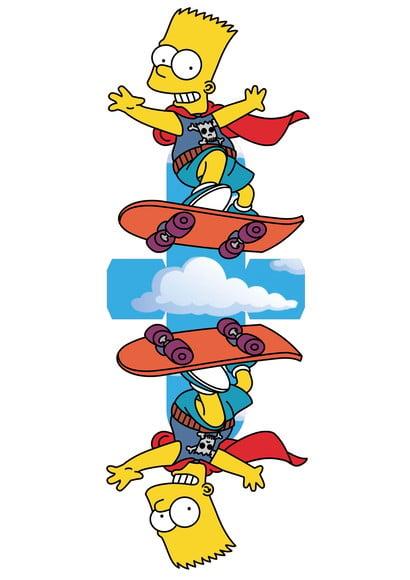 ARQUIVO CAIXA SILHOUETTE CENTRO DE MESA BART SKATE
