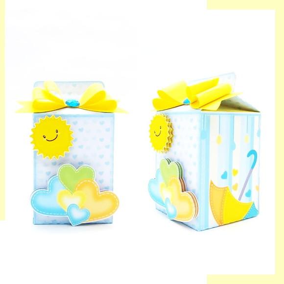 ARQUIVO CAIXA SILHOUETTE CHUVA DE AMOR LUXO
