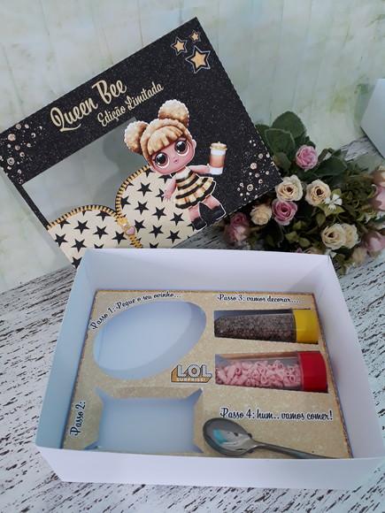 ARQUIVO CAIXA SILHOUETTE CONFEITEIRO MIRIM LOL BEE