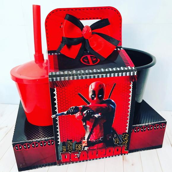 Arquivo Caixa Silhouette Dead Pool Luxo