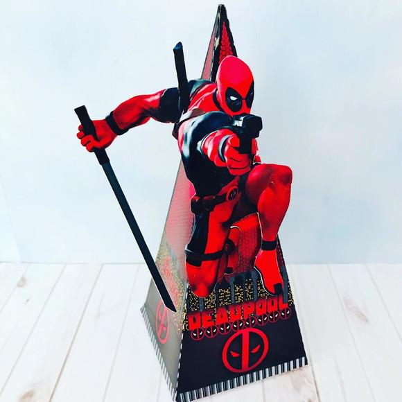 Arquivo Caixa Silhouette Dead Pool Luxo