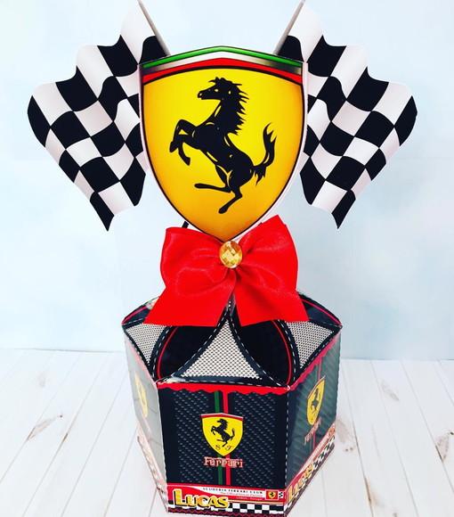 Arquivo Caixa Silhouette Ferrari Luxo
