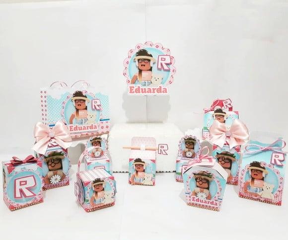 Arquivo Caixa Silhouette Festa em Casa Roblox Menina