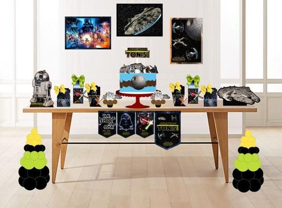 Arquivo Caixa Silhouette Festa em Casa Star Wars