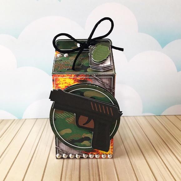Arquivo Caixa Silhouette Free Fire Luxo
