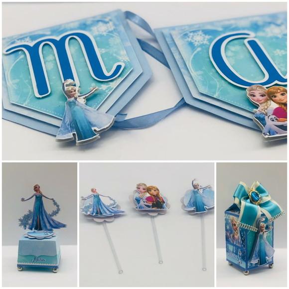 Arquivo Caixa Silhouette Frozen Luxo