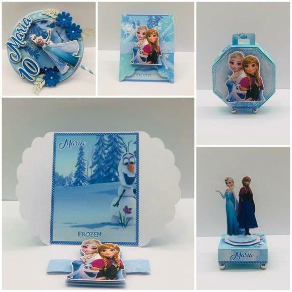 Arquivo Caixa Silhouette Frozen Luxo
