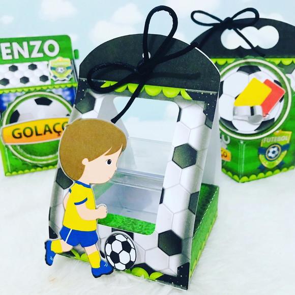 Arquivo Caixa Silhouette Futebol Luxo