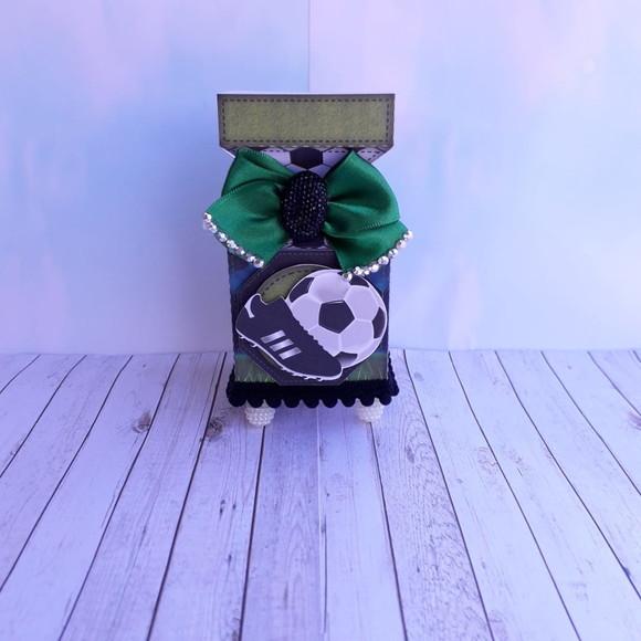 ARQUIVO CAIXA SILHOUETTE FUTEBOL LUXO