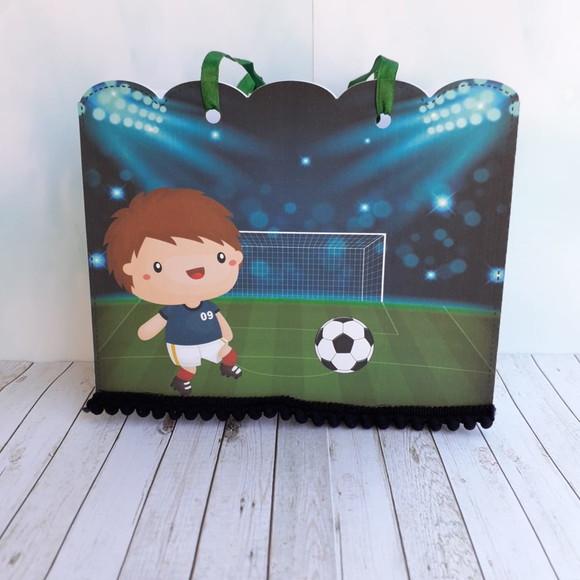 ARQUIVO CAIXA SILHOUETTE FUTEBOL LUXO
