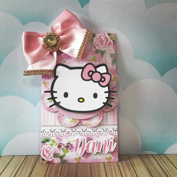 Arquivo Caixa Silhouette Hello Kitty