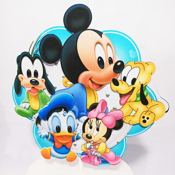 Arquivo Caixa Silhouette Mickey e Turma Baby Festa em Casa