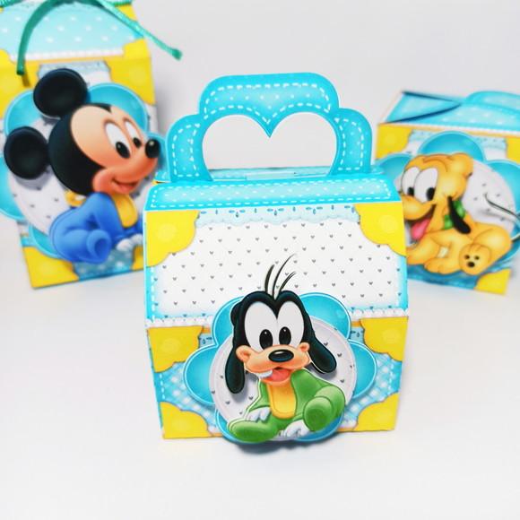 Arquivo Caixa Silhouette Mickey e Turma Baby Festa em Casa