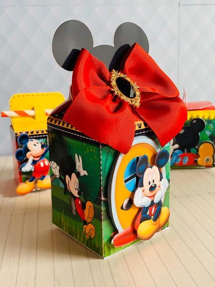 Arquivo Caixa Silhouette Mickey Luxo