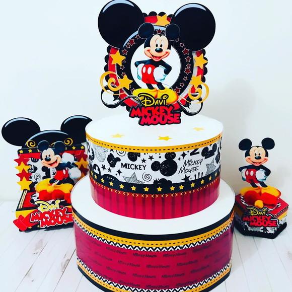 Arquivo Caixa Silhouette Minnie e Mickey Luxo