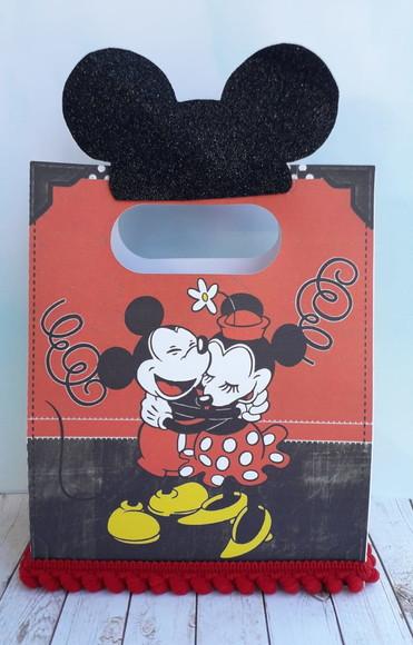 Arquivo Caixa Silhouette Minnie e Mickey Vintage