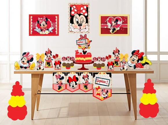 Arquivo Caixa Silhouette Minnie Luxo