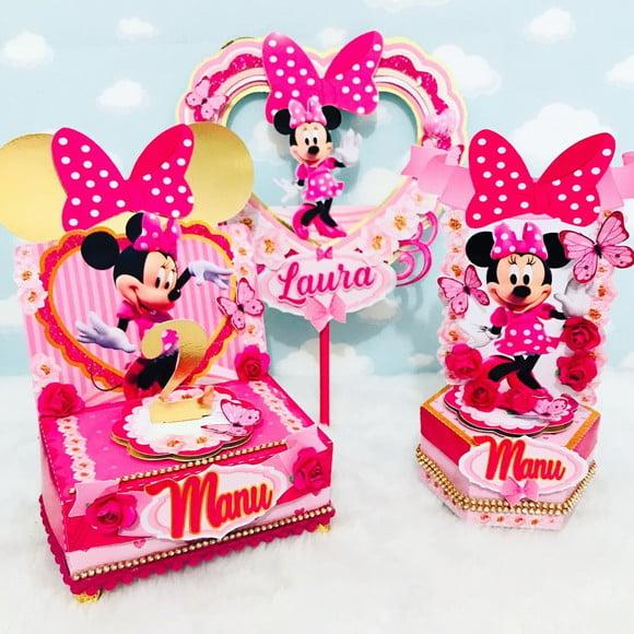Arquivo Caixa Silhouette Minnie Luxo