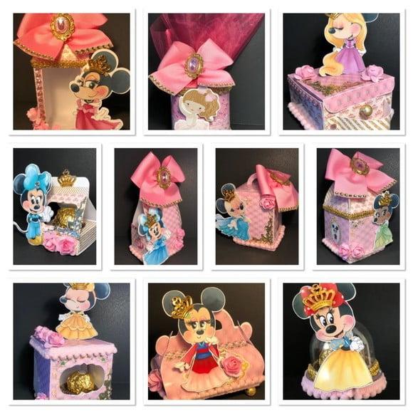 Arquivo Caixa Silhouette Minnie Princesas Luxo
