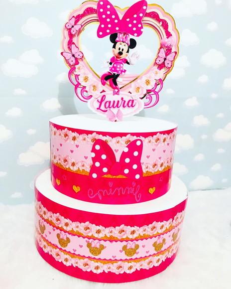 Arquivo Caixa Silhouette Minnie Luxo