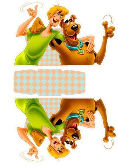 ARQUIVO CAIXA SILHOUETTE SCOOBY DOOH E SALSICHA