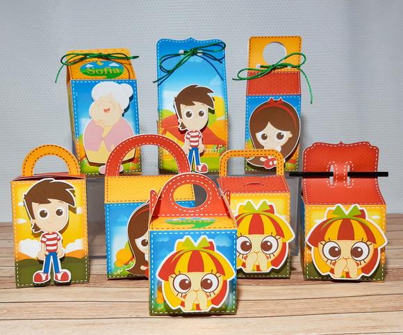 Arquivo Caixa Silhouette Sítio do Pica Pau Luxo
