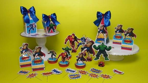 Arquivo Caixa Silhouette Super Herois Superluxo