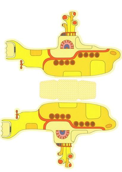 Arquivo Caixa Silhouette Submarino Amarelo Beatle S