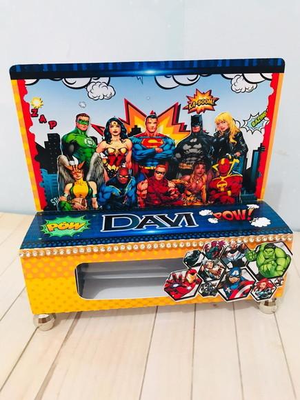Arquivo Caixa Silhouette Super Herois Superluxo