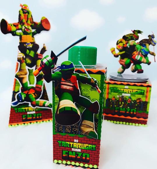 Arquivo Caixa Silhouette Tartarugas Ninjas