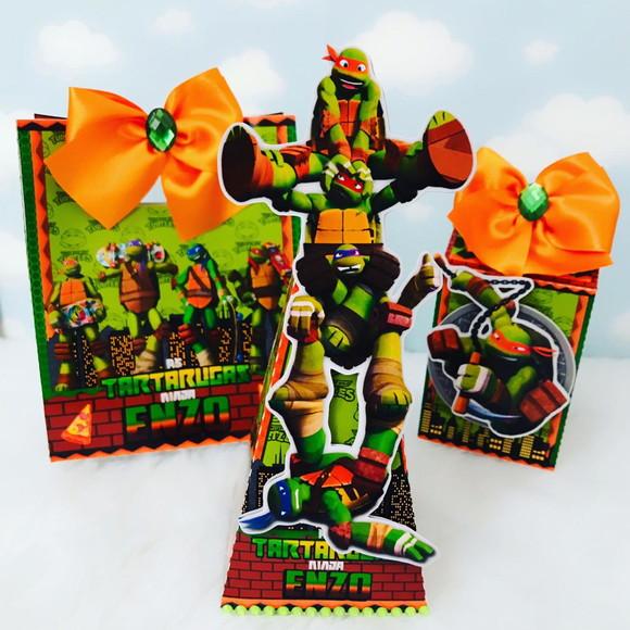 Arquivo Caixa Silhouette Tartarugas Ninjas
