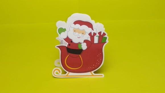 ARQUIVO CAIXA SILHOUETTE TRENÓ DO PAPAI NOEL