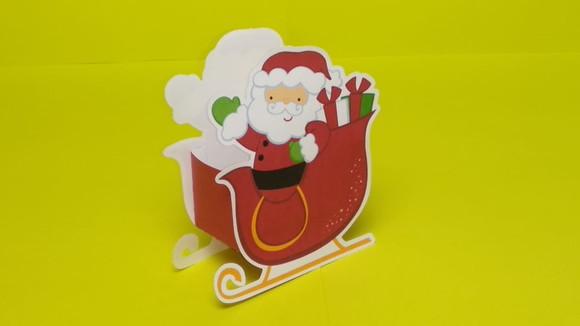 ARQUIVO CAIXA SILHOUETTE TRENÓ DO PAPAI NOEL