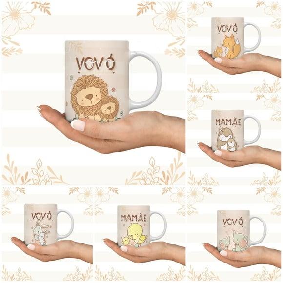 Arquivo Combo Arte para Sublimação Canecas Mães/avós