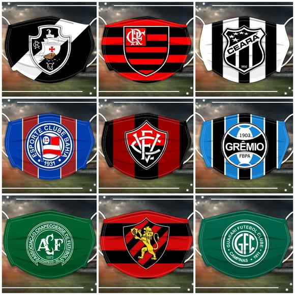 Arquivo Combo Arte para Sublimação Máscaras Super Futebol
