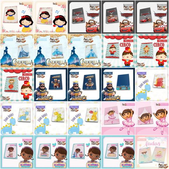 Arquivo Combo Capas de Caderno
