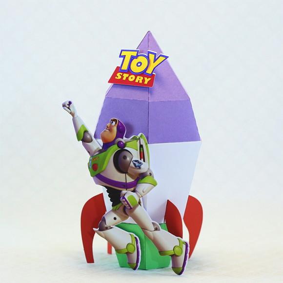 Arquivo Corte Digital Caixa Foguete Buzz Toy Store