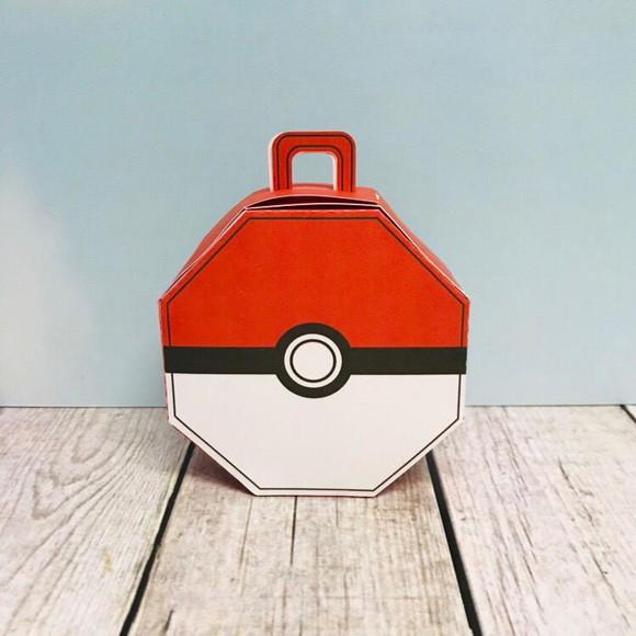 Arquivo Corte Digital Caixa Octogonal Pokebola