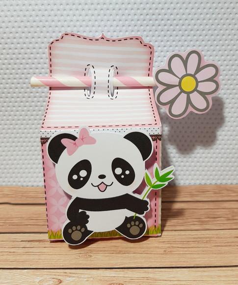 Arquivo Corte Digital Festa Panda Rosa Menina Luxo