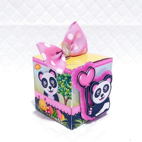 Arquivo Corte Digital Festa Panda Rosa Menina Luxo