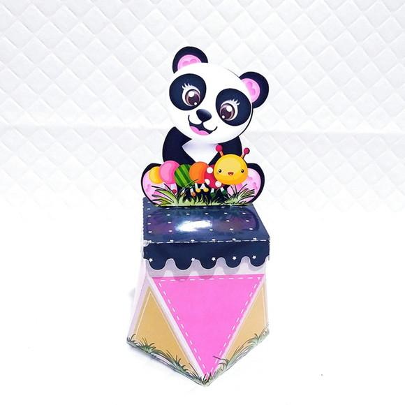 Arquivo Corte Digital Festa Panda Rosa Menina Luxo