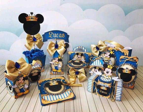 Arquivo Corte Digital Festa Realeza Mickey Luxo