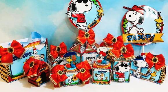 Arquivo Corte Digital Festa Snoopy LUXO 2020