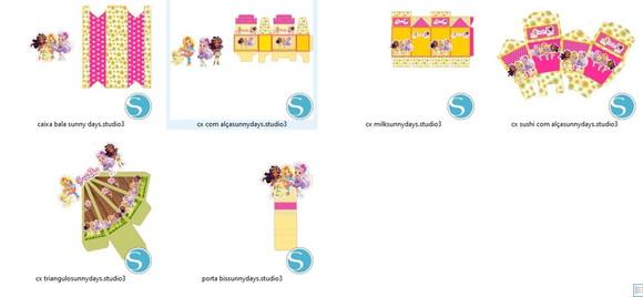 Arquivo Corte Digital Sihouette Festa Sunny Days***exclusivo