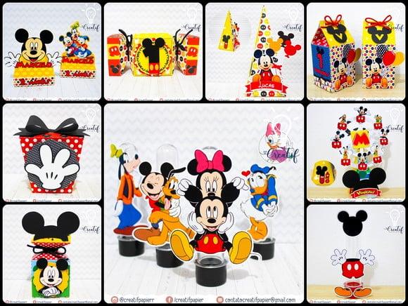 Arquivo Corte Digital Silhouette Caixa Mickey Completo