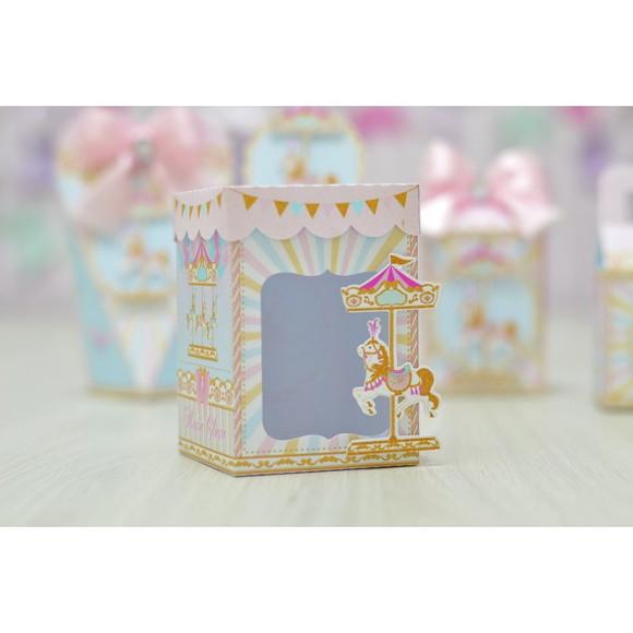 Arquivo Corte Digital Silhouette Festa Carrossel Luxo