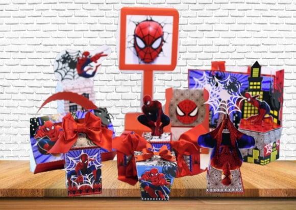 Arquivo Corte Digital Silhouette Festa Homem Aranha Luxo