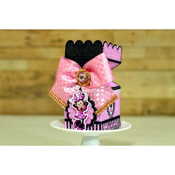 Arquivo Corte Digital Silhouette Festa Lminnie Rosa Luxo